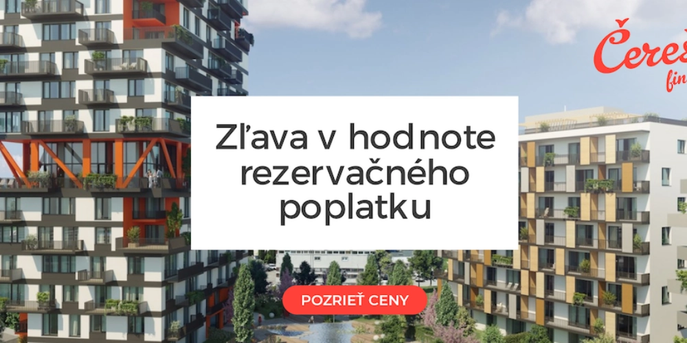 Letná akcia na byty v Čerešniach: ušetríte tisíce eur